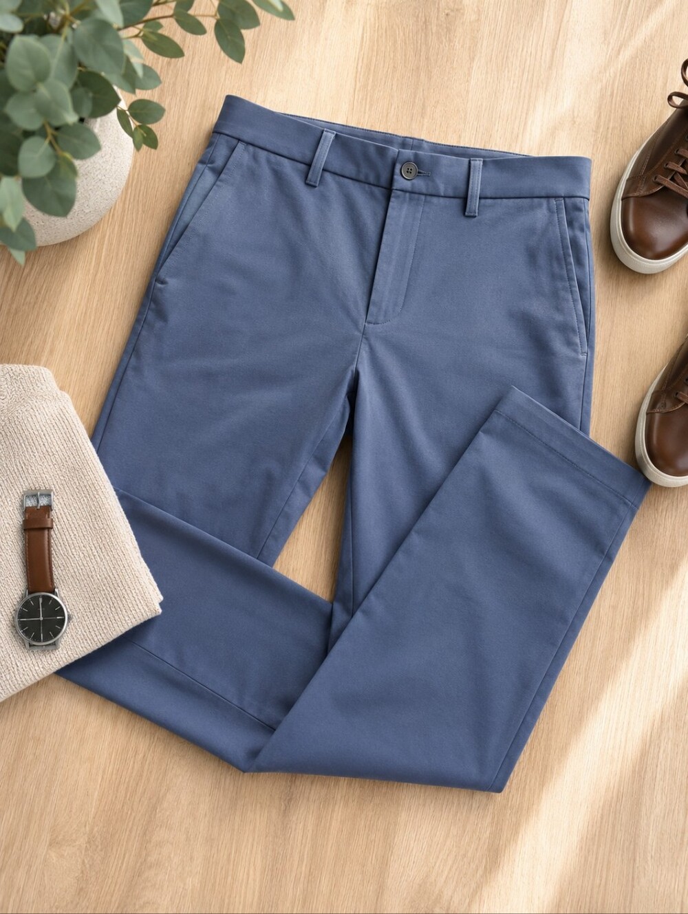 Lululemon Commission Classic Fit Pants 36 Iron Blue Warpstreme Chino